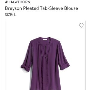 Tab-Sleeve Blouse